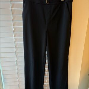 Sophisticated Black Women's Straight Leg Pants